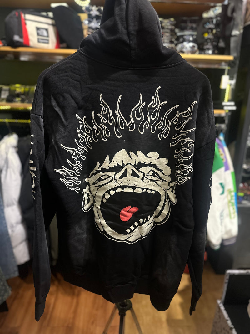 Moletom com Gorro Hellstar Records Scream Boy Preto - Pronta Entregar