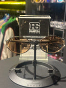 Óculos Miu Miu Redondo Armação Gold/Red Lente Rose - Pronta Entrega