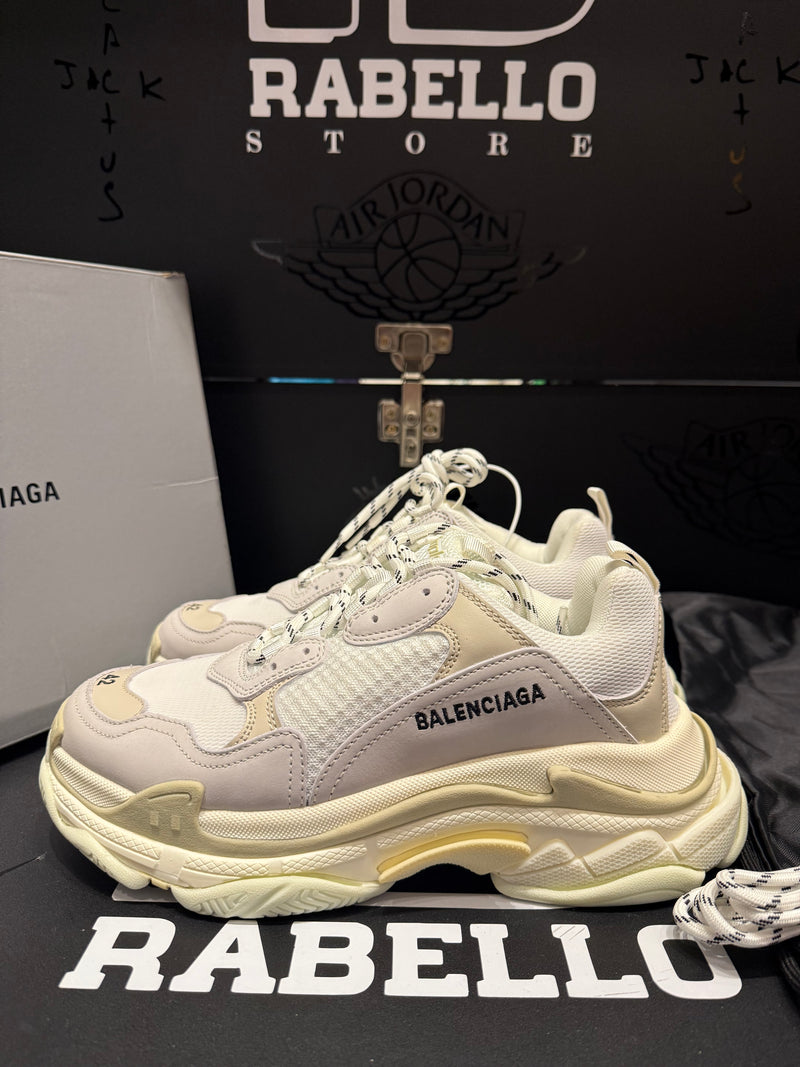 Tênis Balenciaga Triple S Beige White - Pronta Entrega