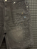 Short Jeans Purple Brand Brilliant Firework - Pronta Entrega