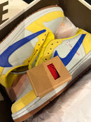 Tênis Travis Scott x Air Jordan 1 Low Og Canary Amarelo - Pronta Entrega