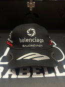 Boné Aba Curva Cortada Balenciaga Preto - Pronta Entrega