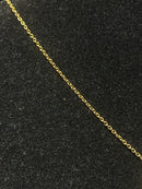 Corrente Banhada Pingente Cruz 25 CM - Pronta Entrega