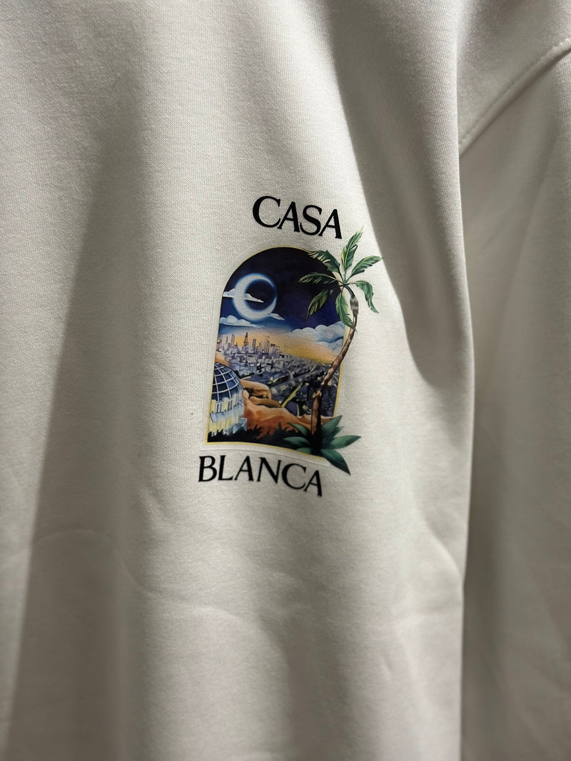 Moletom Casablanca Night Window Branca - Pronta Entrega