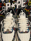 Tênis Bape Sta Low Medicom Toy Bearbrick Camo Black - Pronta Entrega