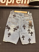 Short Chrome Hearts Jeans Cruz Black - Pronta Entrega