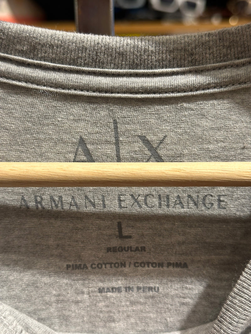 Camisa Armani Exchange Cinza - Pronta Entrega