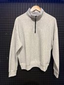 Jaqueta Nike Solo Swoosh 1/4-Zip Cinza - Pronta Entrega