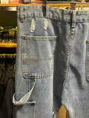 Calça Gallery Dept. Jeans Flare Clara com Respingos de Tinta - Pronta Entrega