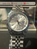 Relógio Rolex Datejust Silver Fundo Branco - Pronta Entrega