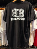 Camiseta BALENCIAGA Slim Feet Preta - Pronta Entrega