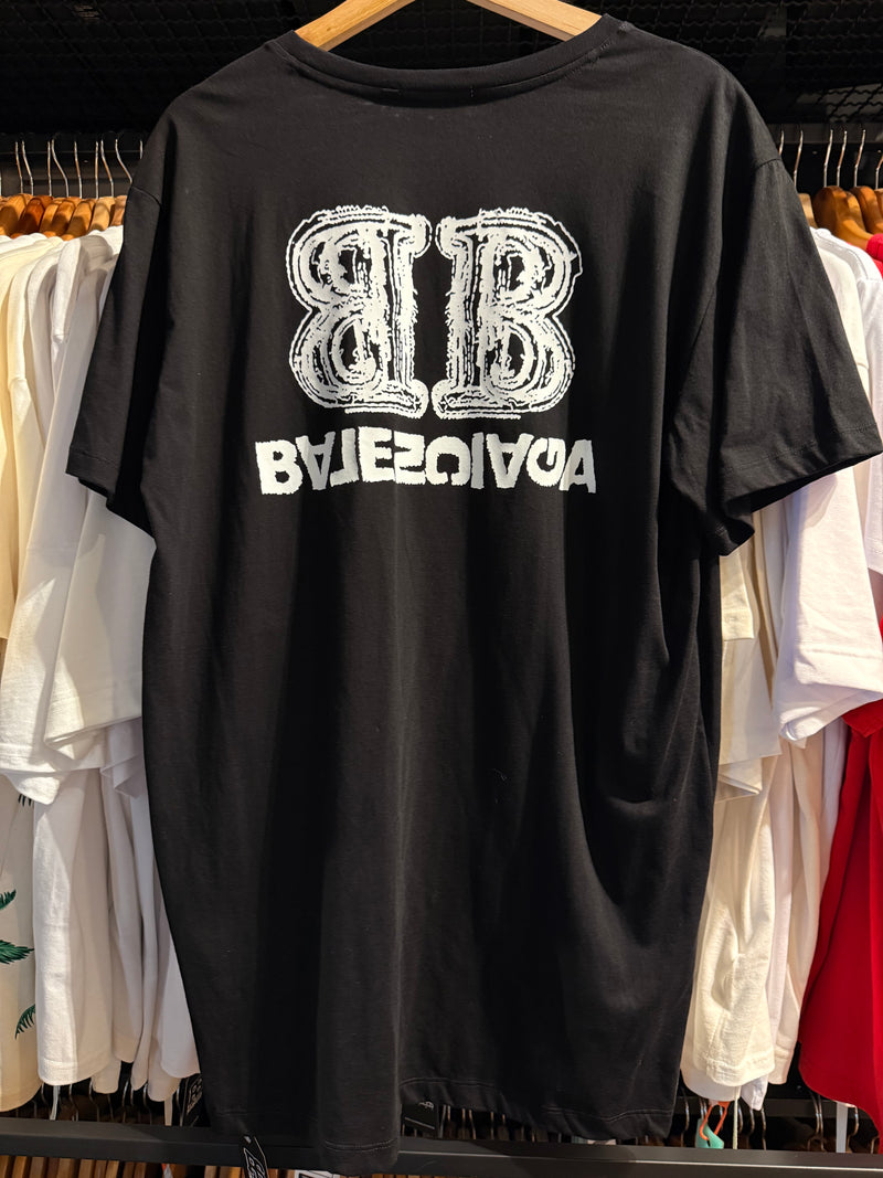 Camiseta BALENCIAGA Slim Feet Preta - Pronta Entrega
