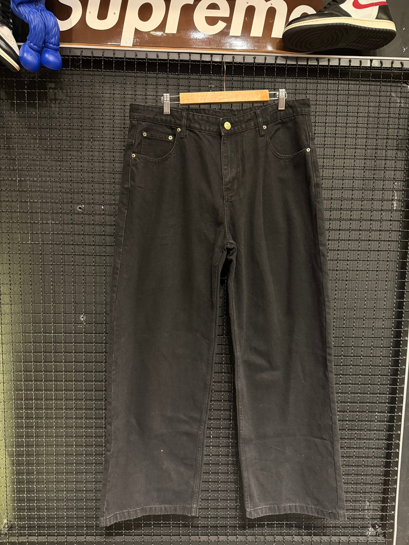 Calça Jeans Derschutze "Awakening V2" Denim Black - Pronta Entrega