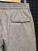 Calça Moletom Nike Swoosh Cinza ( Sem Punho )- Pronta Entrega