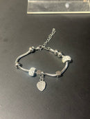 Pulseira Prata Multi Berloques Cravejados - Pronta Entrega