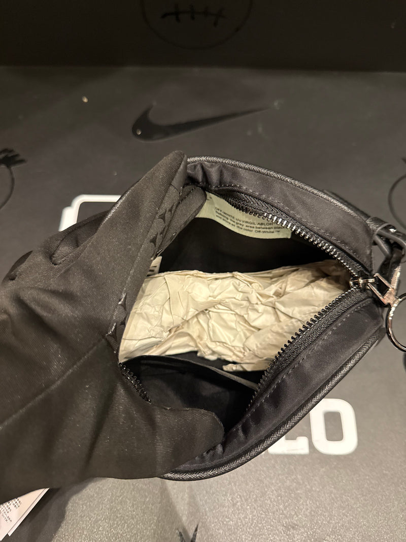 Bolsa Off-White Cross Body Transversal Industrial Preto - Pronta Entrega
