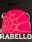 TOUCA GLOBAL SPIDER WEB BEANIE PINK - PRONTA ENTREGA