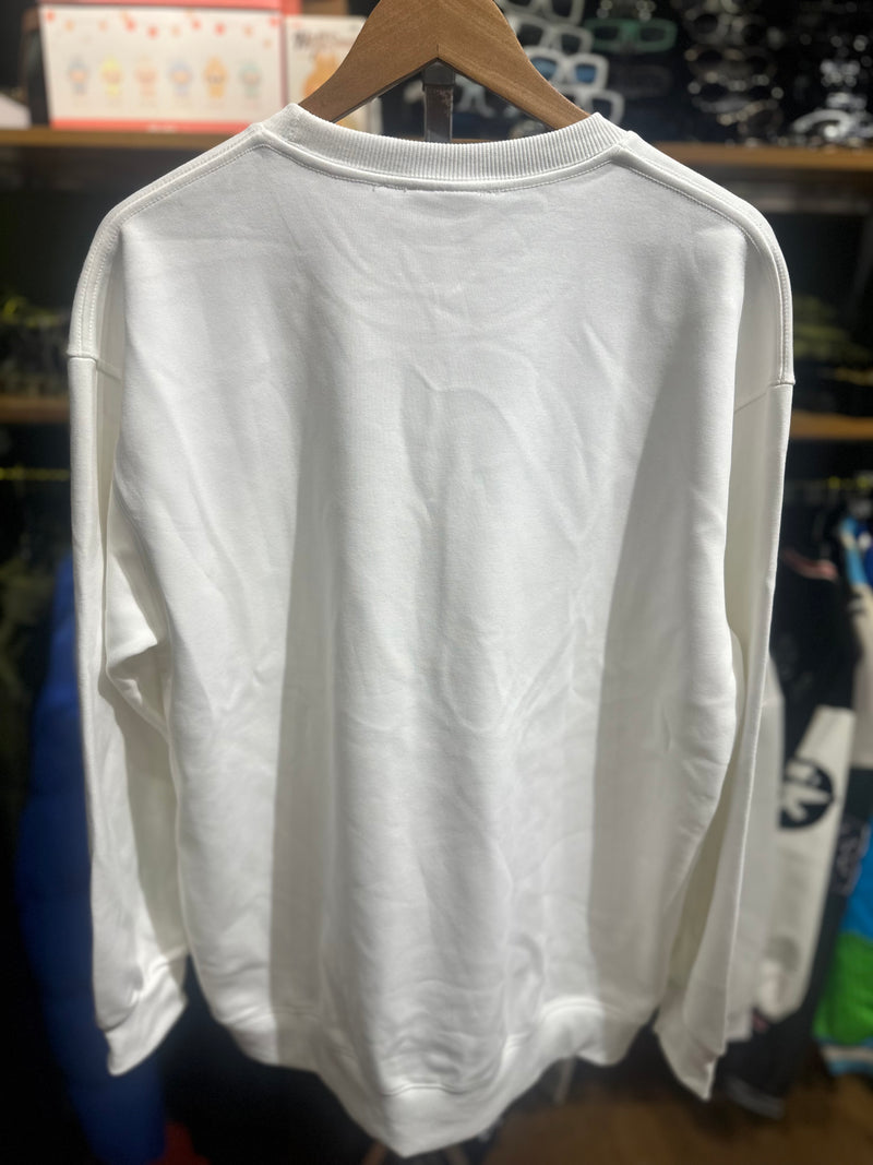 Moletom BAPE Shark Crewneck Branco - Pronta Entrega