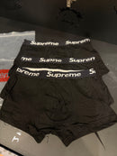 Supreme Pack Cueca Boxer 3 Peças Preta - Pronta Entrega