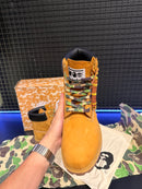 Bota Timberland x Bape x Undefeated 6-Inch - Pronta Entrega