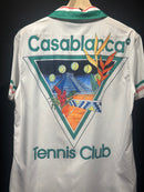 Conjunto Casablanca Tennis Club Seda Padronagem Monogramada - Pronta Entrega