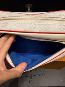 Bolsa Louis Vuitton 2020 LV X NBA WHITE MONOGRAM NIL MESSENGER BAG - Pronta Entrega