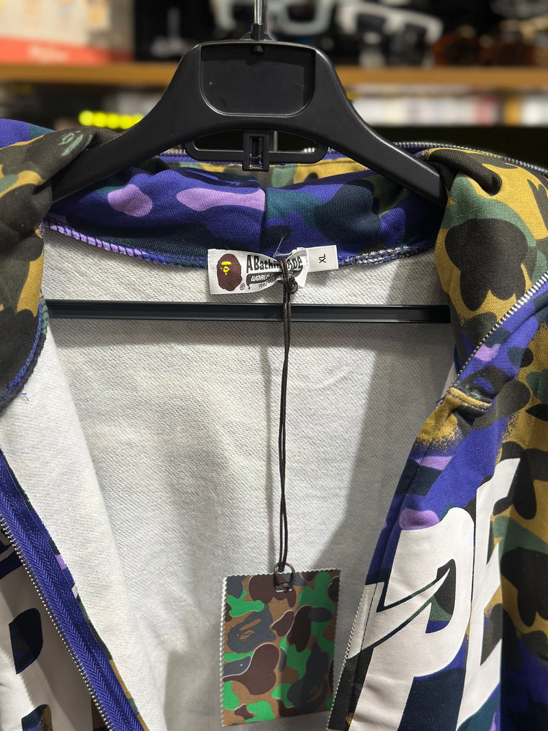 Jaqueta Bape Shark Camo 2025 Full Zip - Pronta Entrega