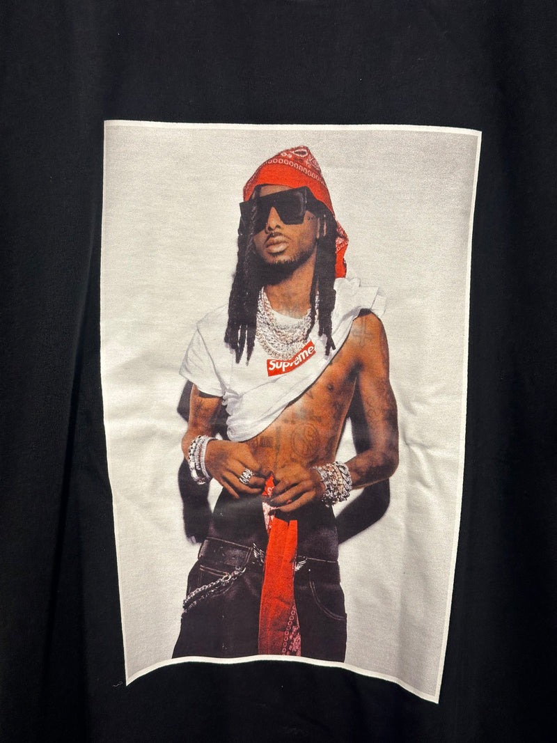 Camiseta SUPREME Playboi Carti Preta - Pronta Entregar