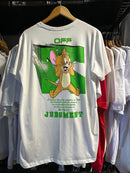 Camiseta OFF WHITE x TOM AND JERRY Branco - Pronta Entrega