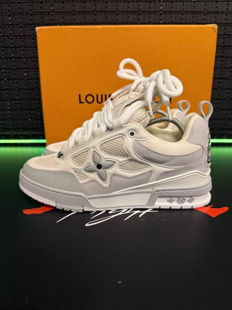 Tênis Louis Vuitton Skate White Grey - Pronta Entrega