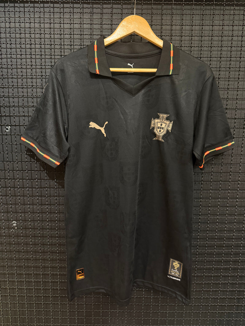 Camiseta Puma Seleção Portugal Edição Especial Eusébio Pantera Negra - Pronta Entrega