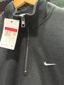 Jaqueta Nike Solo Swoosh 1/4-Zip Black - Entrega