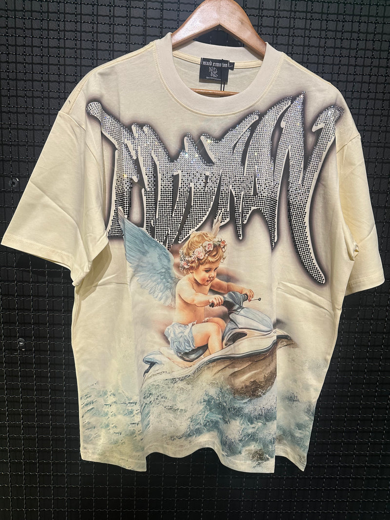 Camiseta Mixed Emotions Jetski Angel - Pronta Entrega