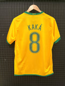 Camiseta Nike Retrô Seleção Brasileira Amarela 2006 Kaká