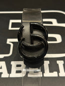 Cinto Gucci Black Fivela GG Preta 110 CM  - Pronta Entrega