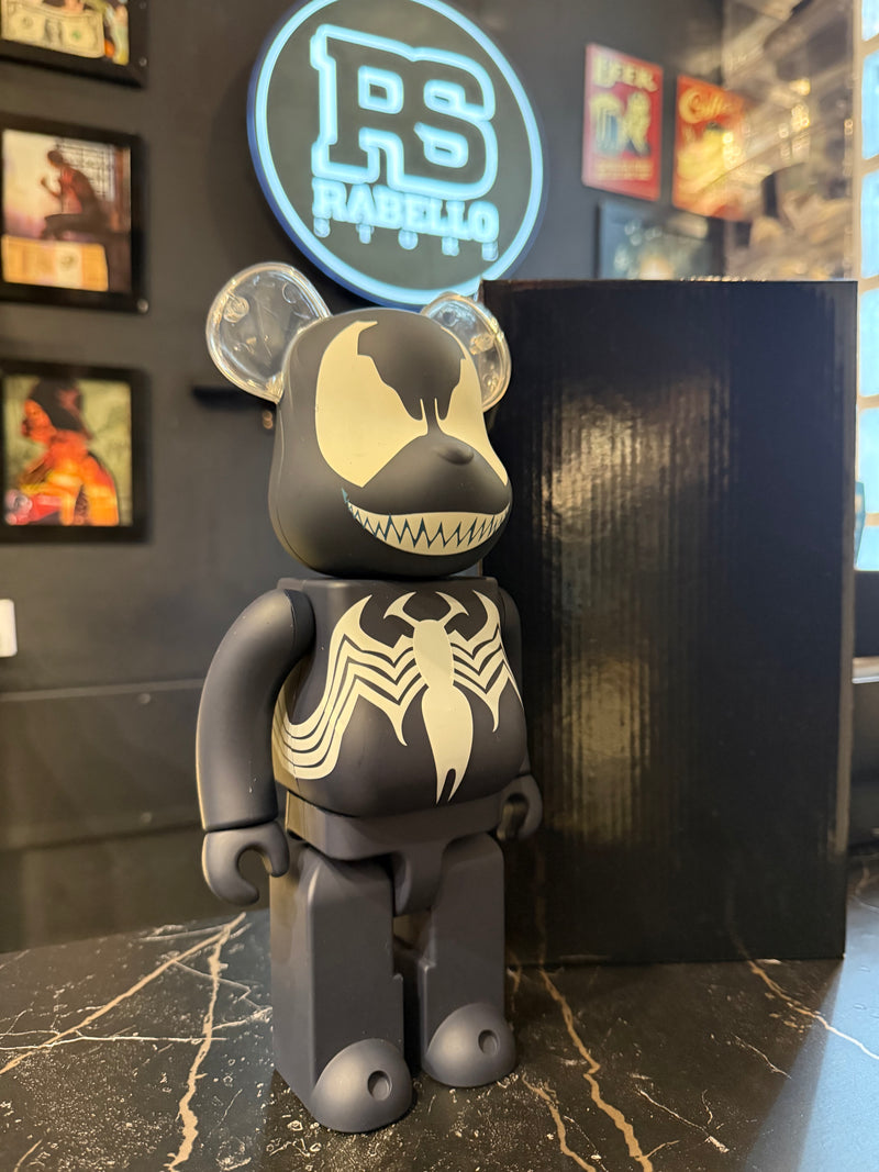 Bearbrick Venom 400% Medicom Toy Boneco Colecionável 28cm - Pronta Entrega