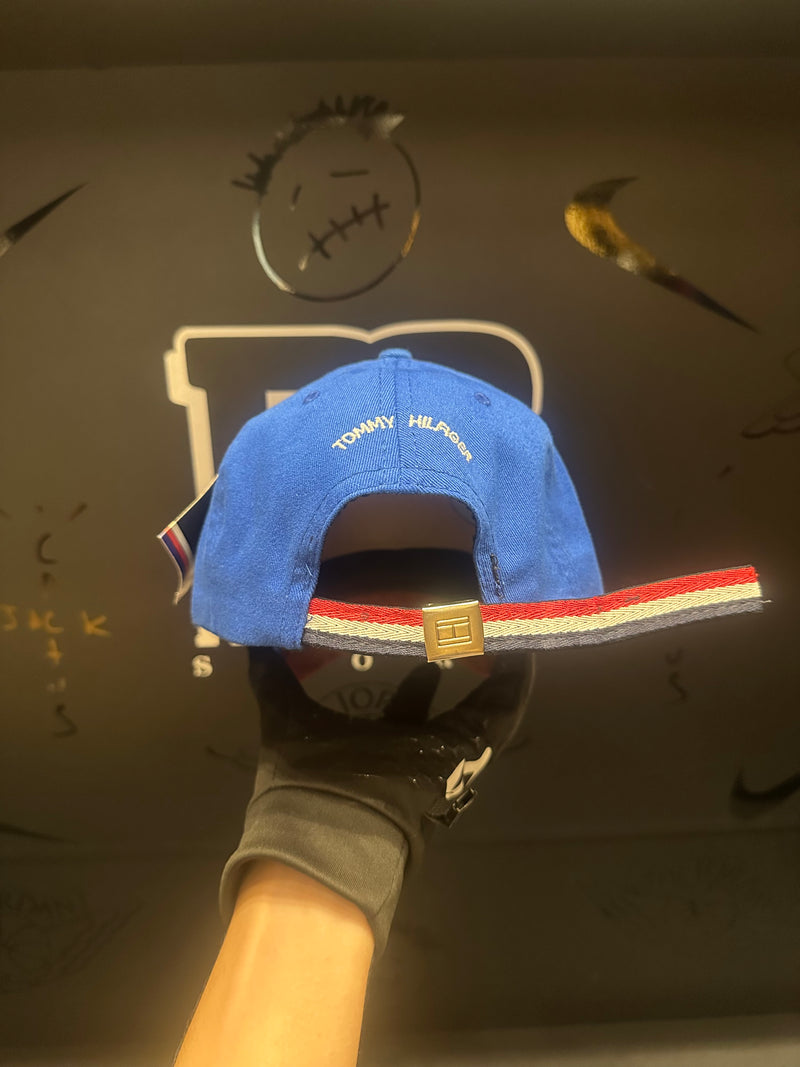 Boné Aba Curva Tommy Hilfiger Logo Pequeno Azul - Pronta Entrega