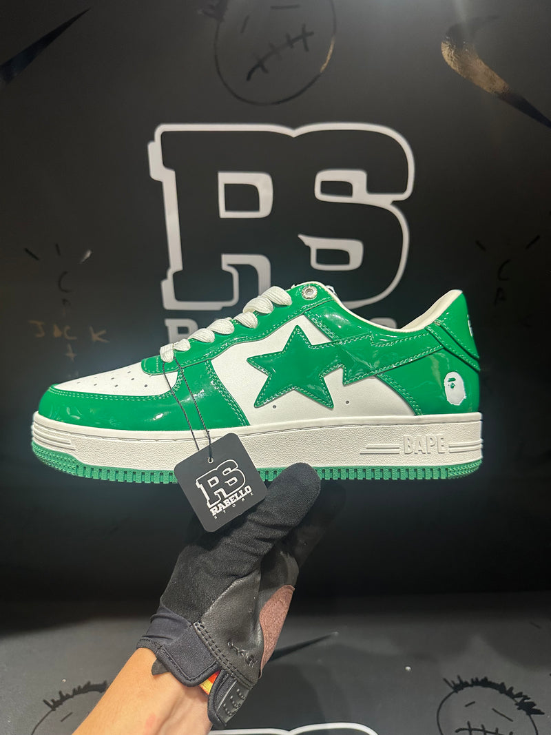 Tênis BAPE A Bathing APE Court Sta White Green - Pronta Entrega