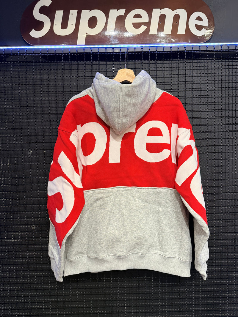 Moletom Supreme Big Logo Jacquard Hooded Sweatshirt - Pronta Entrega