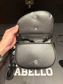 Bolsa Diesel Feminina 1DR Crossbody Couro Preto - Pronta Entrega