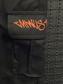Calça Minus Two Preta Logo Vermelho - Pronta Entrega