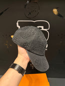 Boné Louis Vuitton Monogram Preto Destonado Com Box - Pronta Entrega