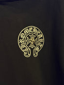 Moletom Chrome Hearts Bog Logo Metalizado Black - Pronta Entrega