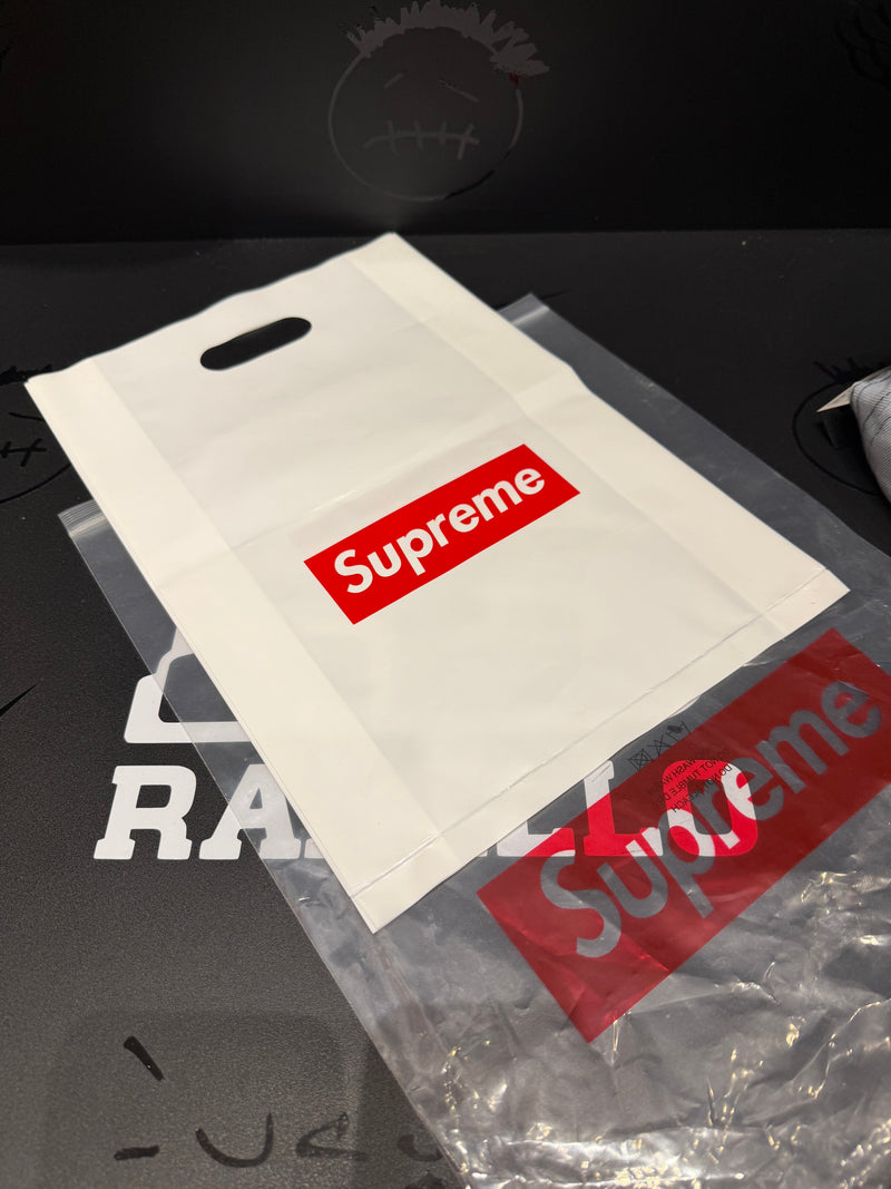 Boné Supreme 5 Panel Washed Canvas Camp Denim Jeans - Pronta Entrega