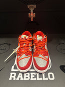 Tênis Nike Dunk Low X Off-White University Red - Pronta Entrega