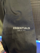 Calça Moletom Essentials Black Logo Black - Pronta Entrega