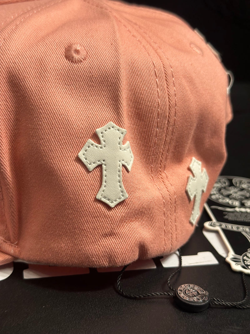 Boné Aba Reta Chrome Hearts Pink  - Pronta Entrega