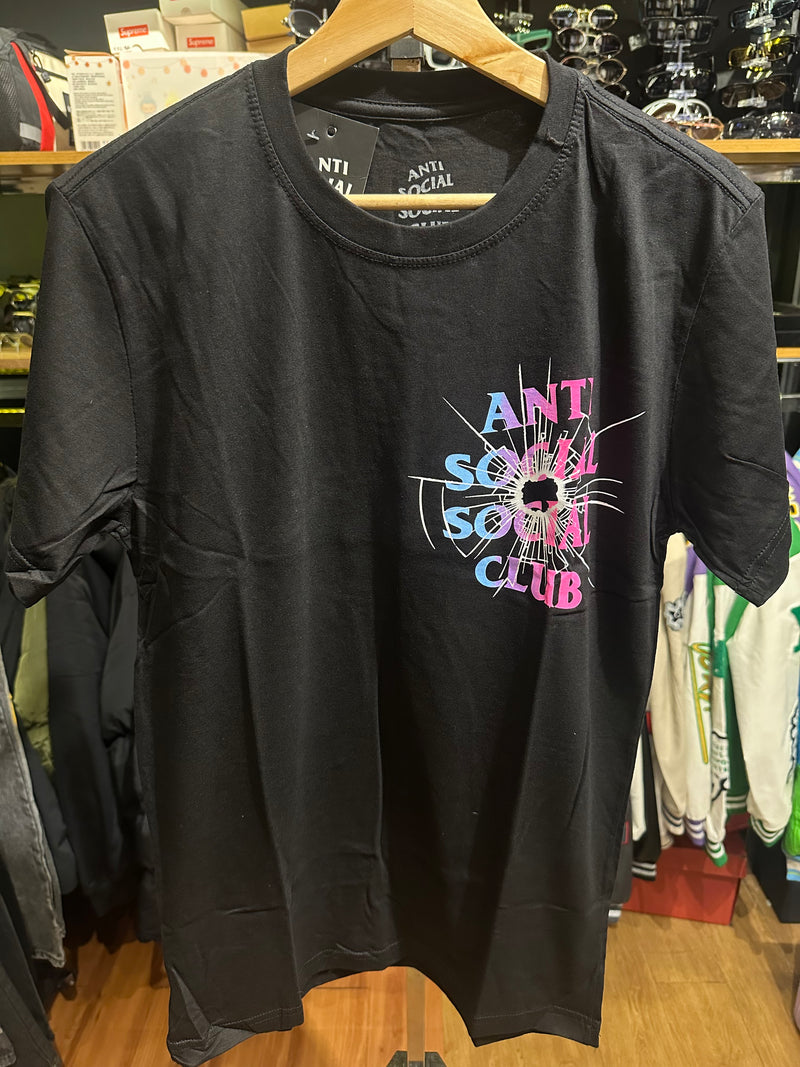 Camisa Anti Social Social Club Preta Break Glass - Pronta Entrega
