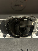 Cinto Gucci Black Fivela GG Preta 110 CM  - Pronta Entrega