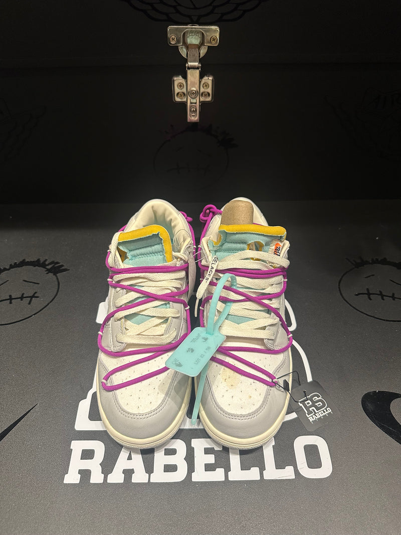 Tênis Nike Dunk Low Off-White 21:50 - Pronta Entrega